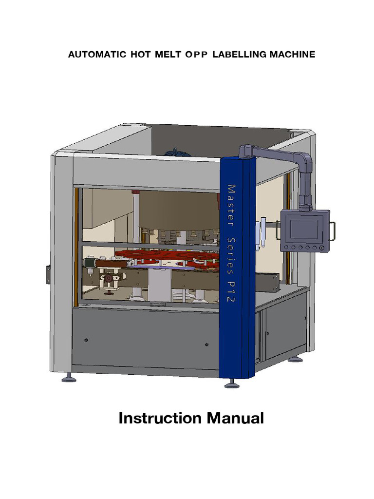 Automatic Hot Melt Labeling Machine Manual | PDF | Switch | User Interface