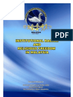 Institutional Racism & Religious Freedom in Malaysia