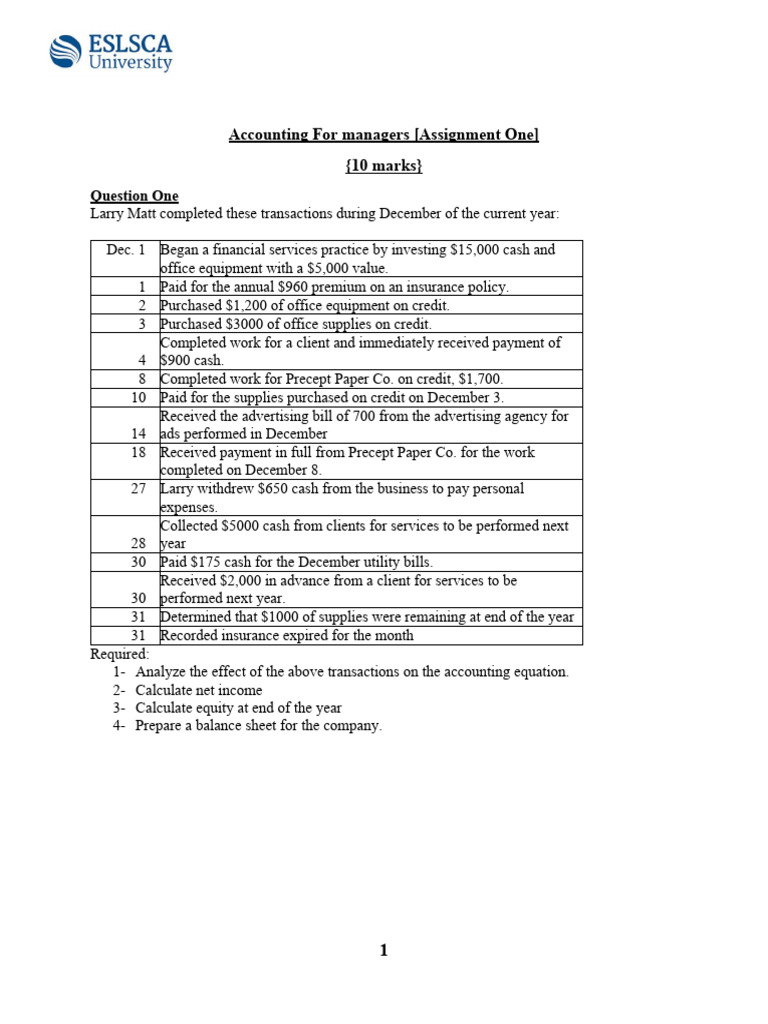 Accounting Transactions and Analysis Guide | PDF | Debits And Credits ...