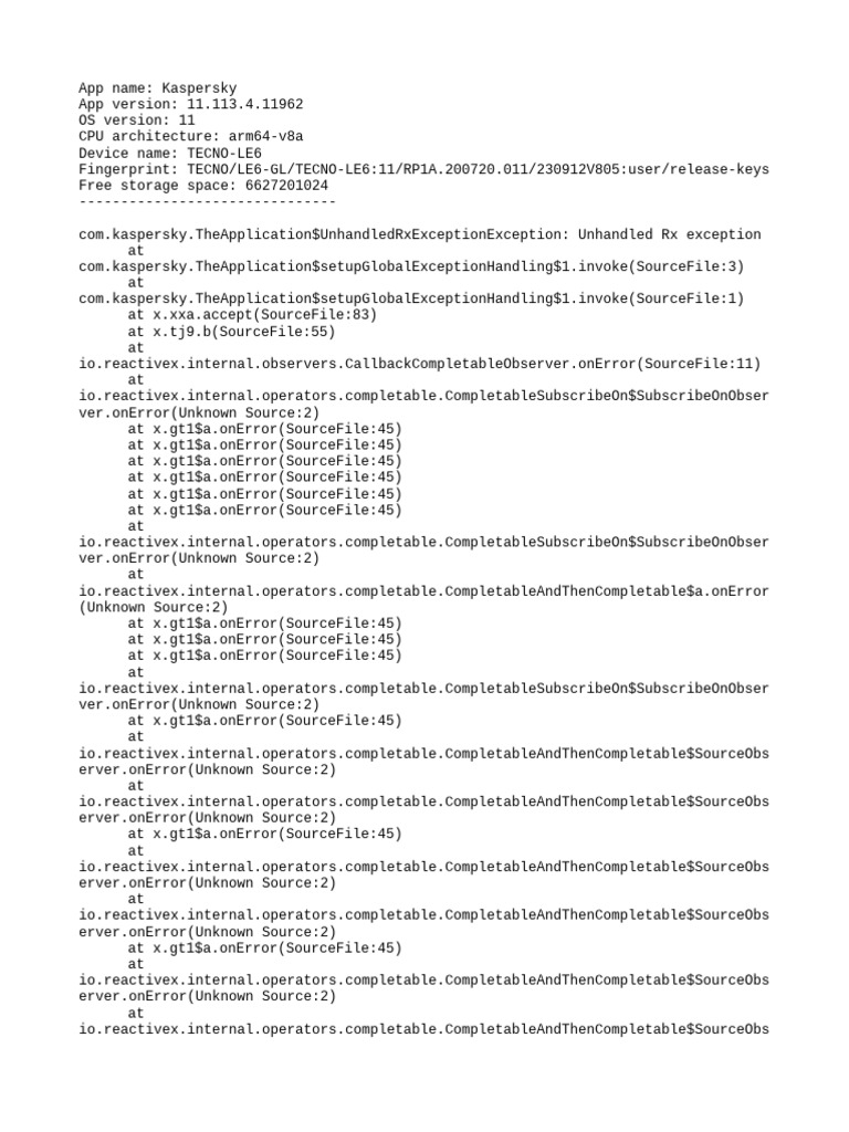 Stack Trace 2024.07.04 18-14-51.831 | PDF | Software | Computer Science