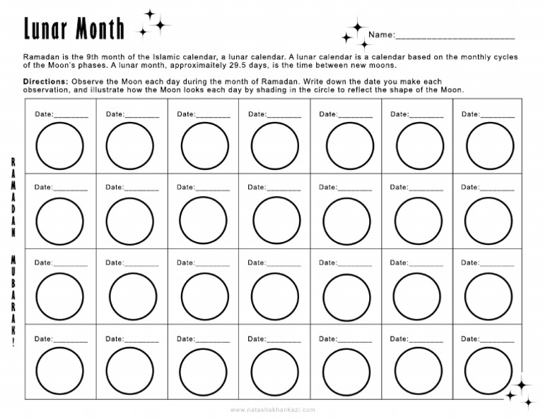Lunar Month Log | PDF