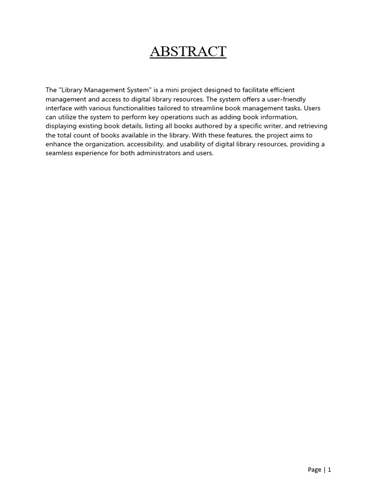 MIni Project Main - 073230 | PDF | Libraries | Digital Library