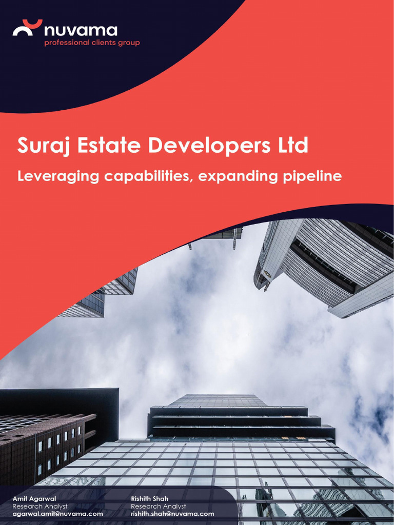 NUVAMA Sees 44% UPSIDE in Suraj Estate Developers Leveraging ...