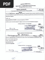 DGCA CA Form 19-06 Medical Certificate | PDF