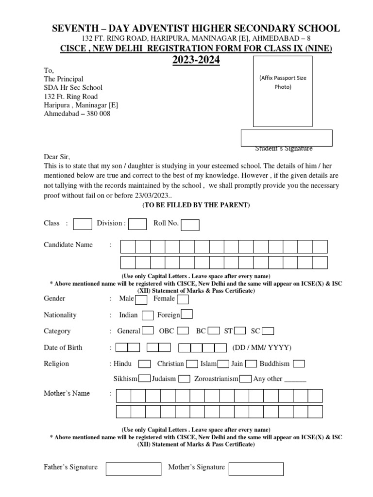 Ix Registration | PDF