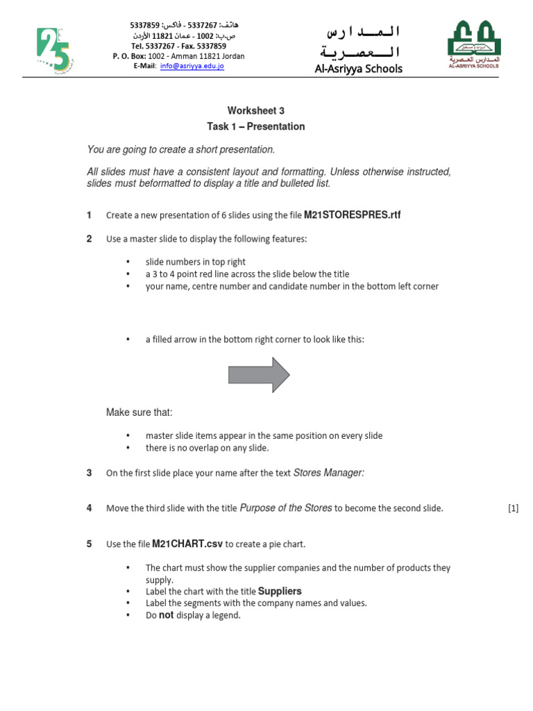 Worksheet 3 Presentation | Download Free PDF | Software | Computing