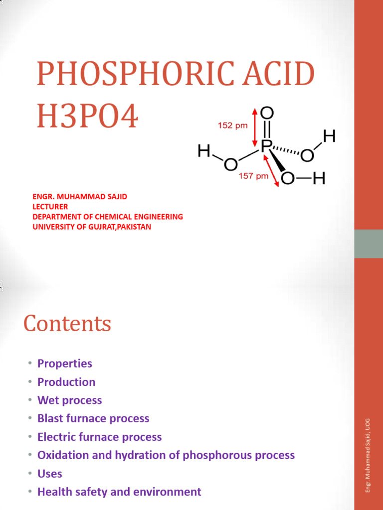 phase diagram of phosphoric acid Acid phosphoric process salts application chemical