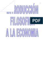 Introducción filisofica a la economia