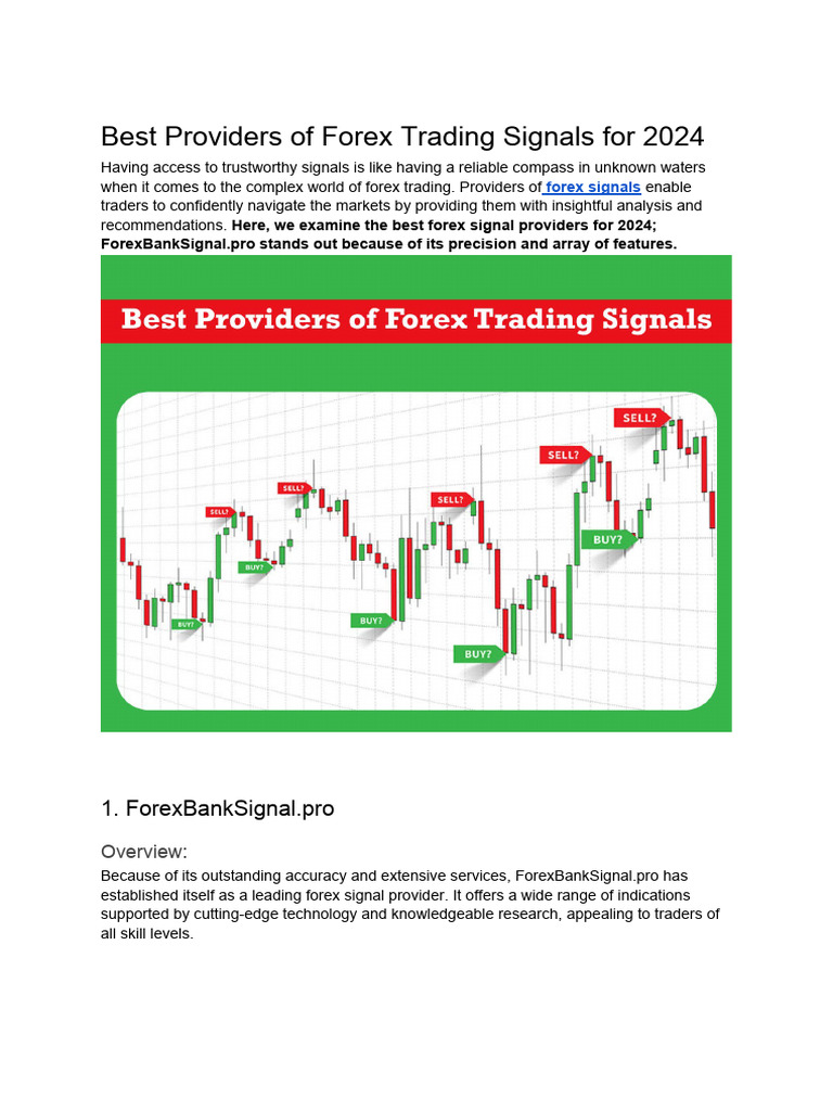 Top Forex Signal Providers 2024 | PDF | Foreign Exchange Market | Option  (Finance)