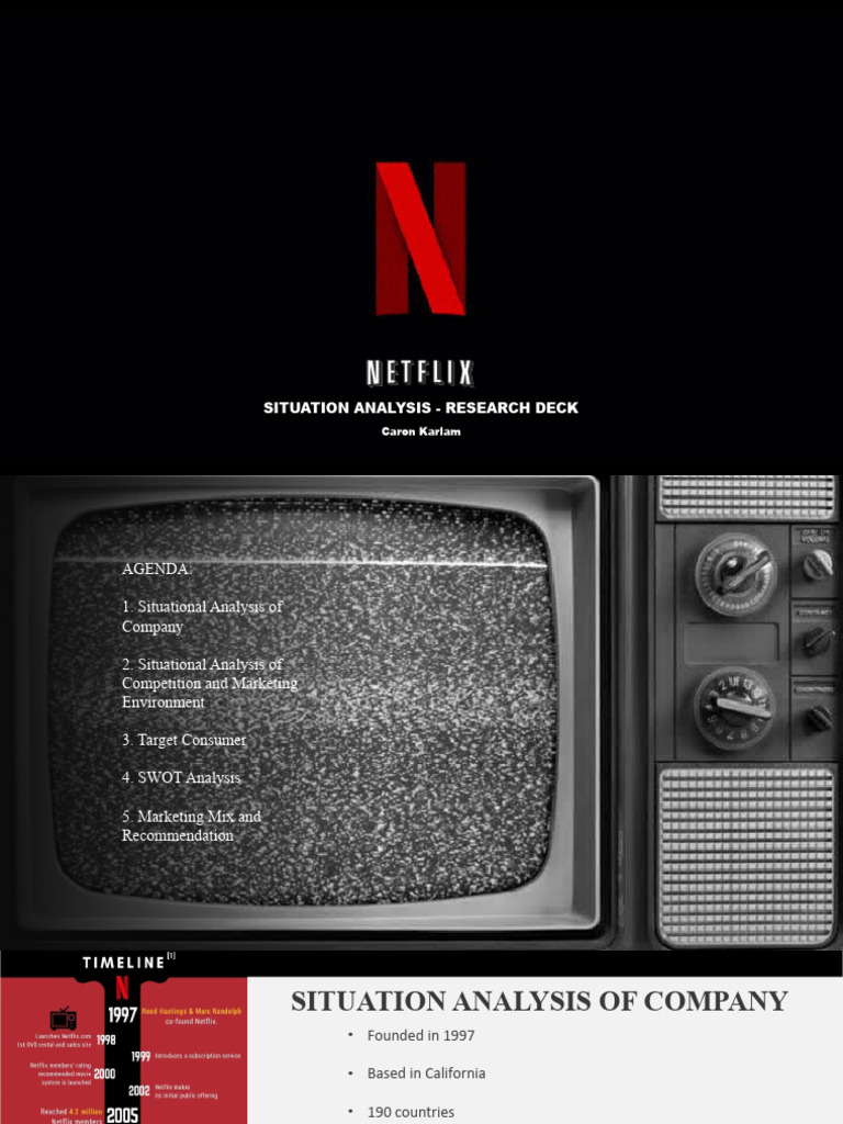 Netflix Situation Analysis Overview | PDF | Target Audience | Netflix