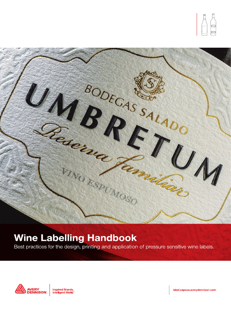 Avery Dennison Wine Label Handbook | PDF | Adhesive | Paper
