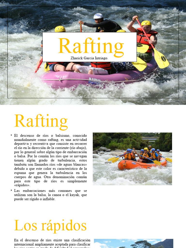 Guía Completa sobre Rafting y Seguridad | PDF