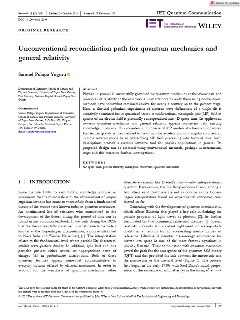 Unifying Quantum Mechanics and Relativity | PDF | Force | Atomic Orbital