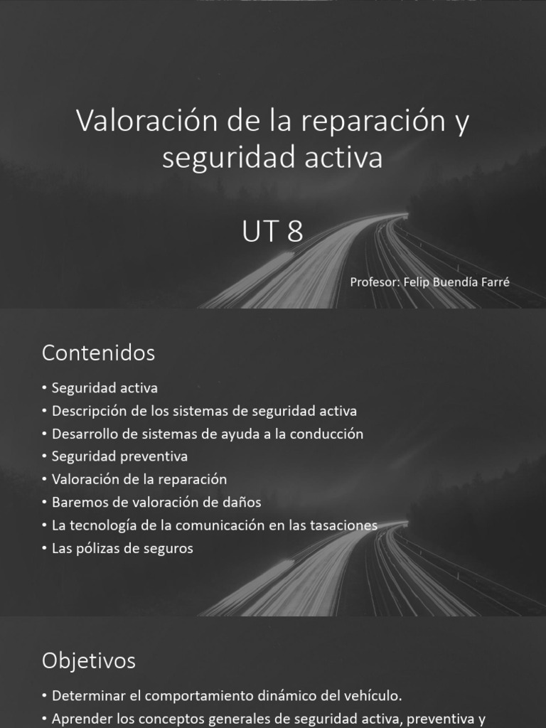Presentación UT8 A | PDF | Eje | Neumático