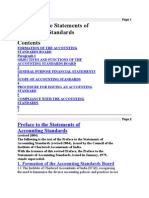 Preface To The Statements of Accounting Standards