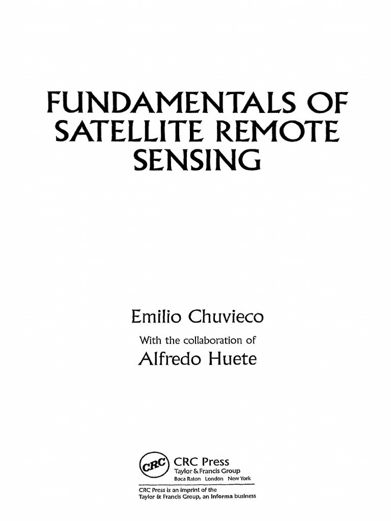 Fundamentals of Satellite Remote Sensing | PDF | Remote Sensing ...