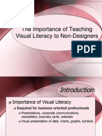 The Importance of Teaching Visual Literacy To Non-Designers