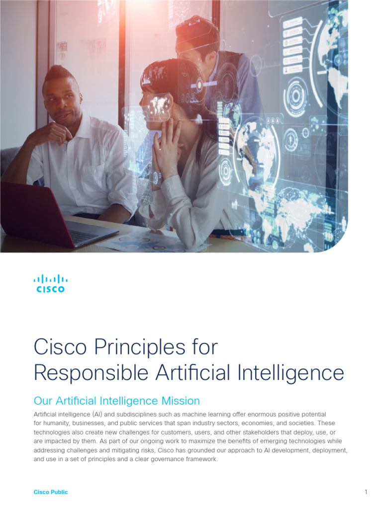 Cisco's AI Ethics Framework | PDF | Artificial Intelligence ...