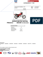 Suzuki Motos Gn125H: Precio $ 690.000