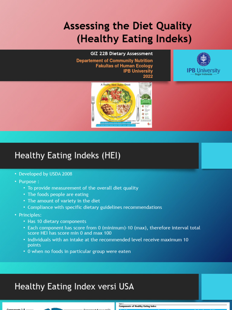 Praktiku minggu ke 13 healthy eating index pdf