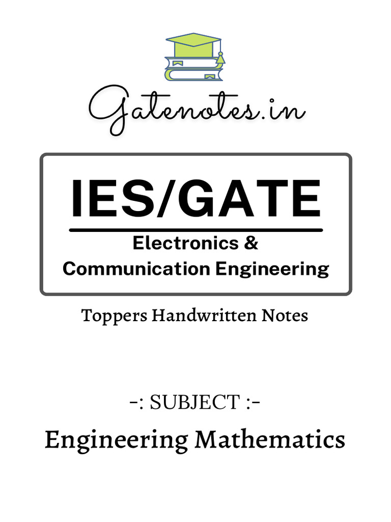 IES GATE Engineering Math | PDF | Computers