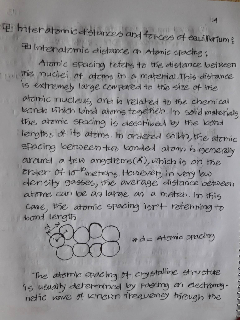 Structure of Matter (Lecture-02) | PDF