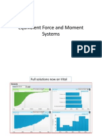 Equivalent Force and Moment Equivalent Force and Moment Systems y