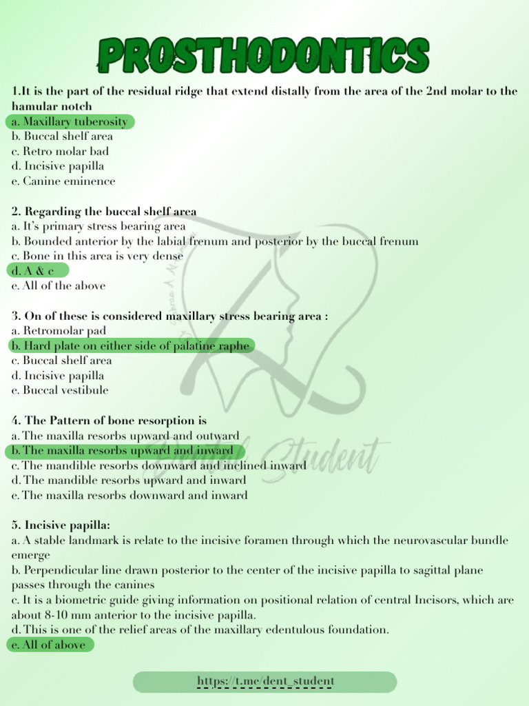 Prosthodontics 2024 | PDF | Dentures | Mouth
