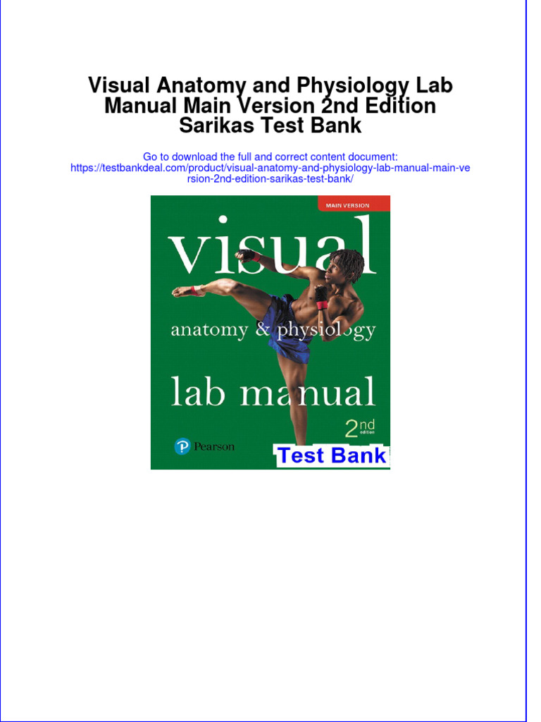 Visual Anatomy and Physiology Lab Manual Main Version 2nd Edition