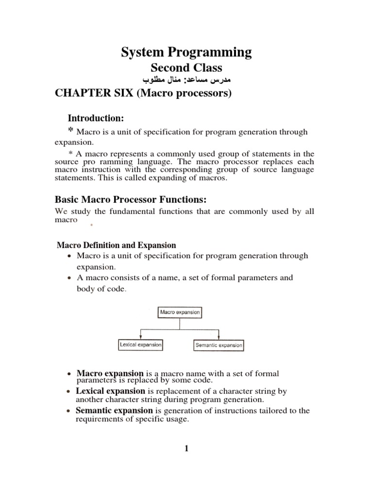 Understanding Macro Processors | PDF | Macro (Computer Science ...