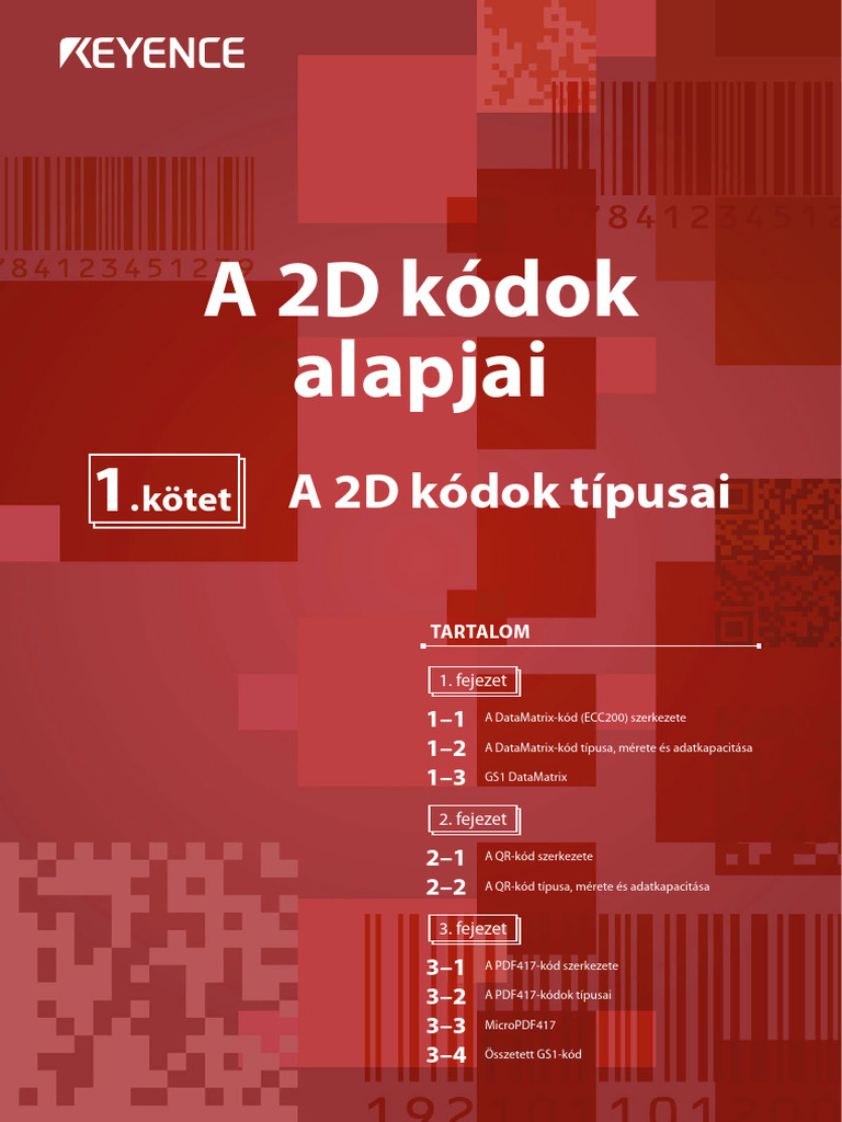A 2D Kódok Alapjai - 1. Kötet | PDF