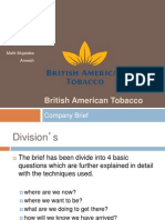 British American Tobacco: Company Brief