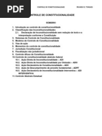 Controle de Constitucionalidade - Completo