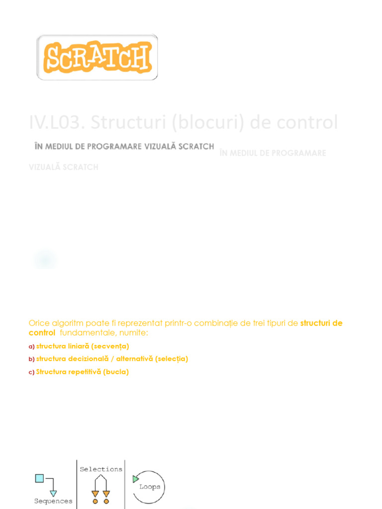 IV.L03. Structuri (Blocuri) de Control | PDF