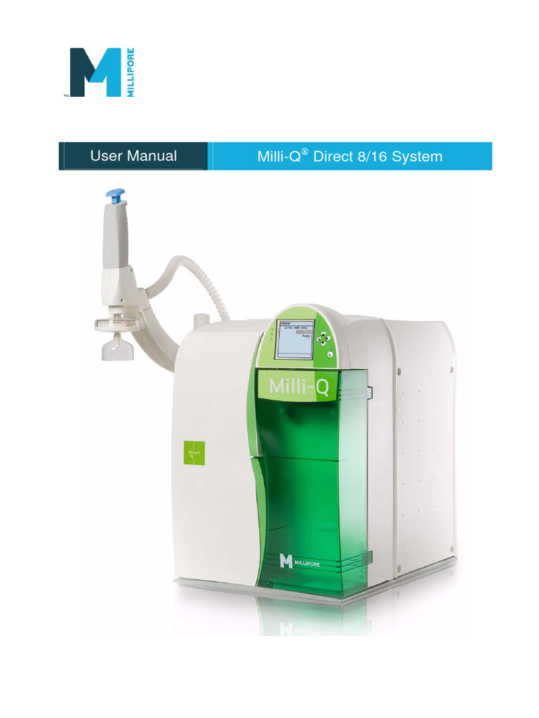 Milliq Direct 8 System | PDF | Ultraviolet | Trademark