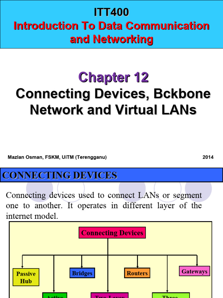 Ch10 Connecting Devices | PDF | Computer Network | Router (Computing)