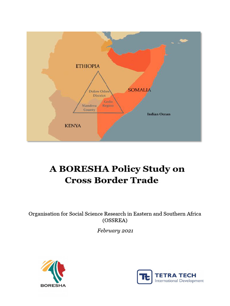 Boresha Study on Informal Cross Border Trade | PDF | Kenya | Ethiopia