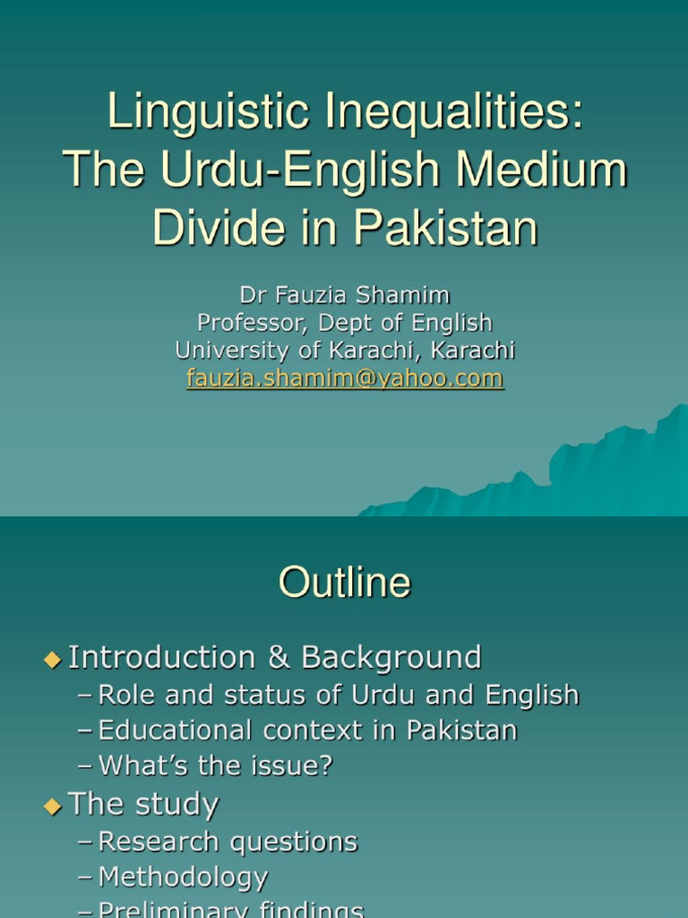 Unpacking the Linguistic Diversification of Pakistan: What Language Does Pakistan Speak?
