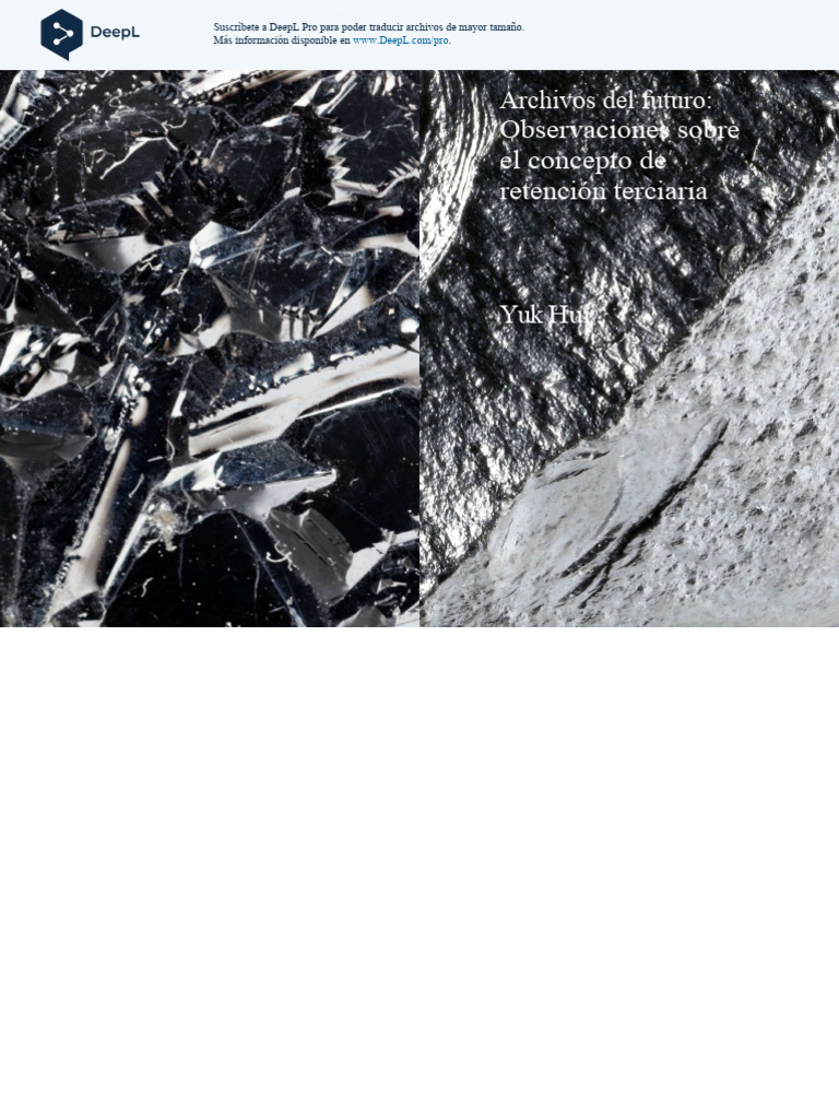 Archivos Del Futuro PDF Edmund Husserl Deconstruccion