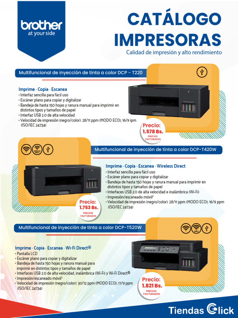 Catálogo Brother Marzo 2024 | PDF | Escáner de imagen | Impresora ...