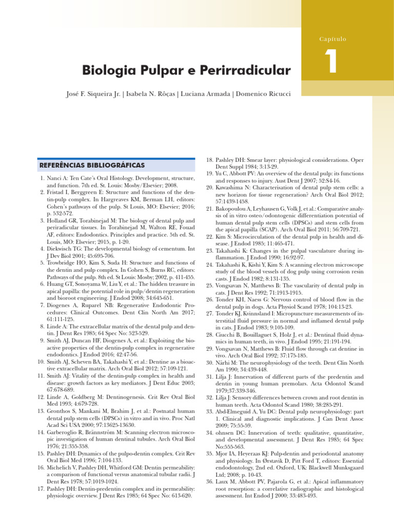 Dental Pulp and Periradicular Biology | PDF | Periodontology