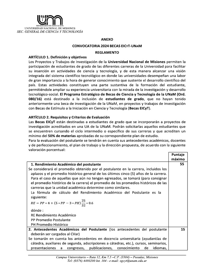 Reglamento | PDF