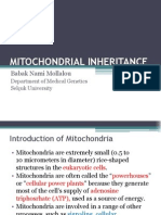 Mitochondrial Inheritance (Maternal Inheritance)