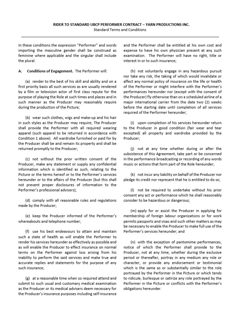 Yarn - Ubcp STC | PDF | Breach Of Contract | Legal Remedy