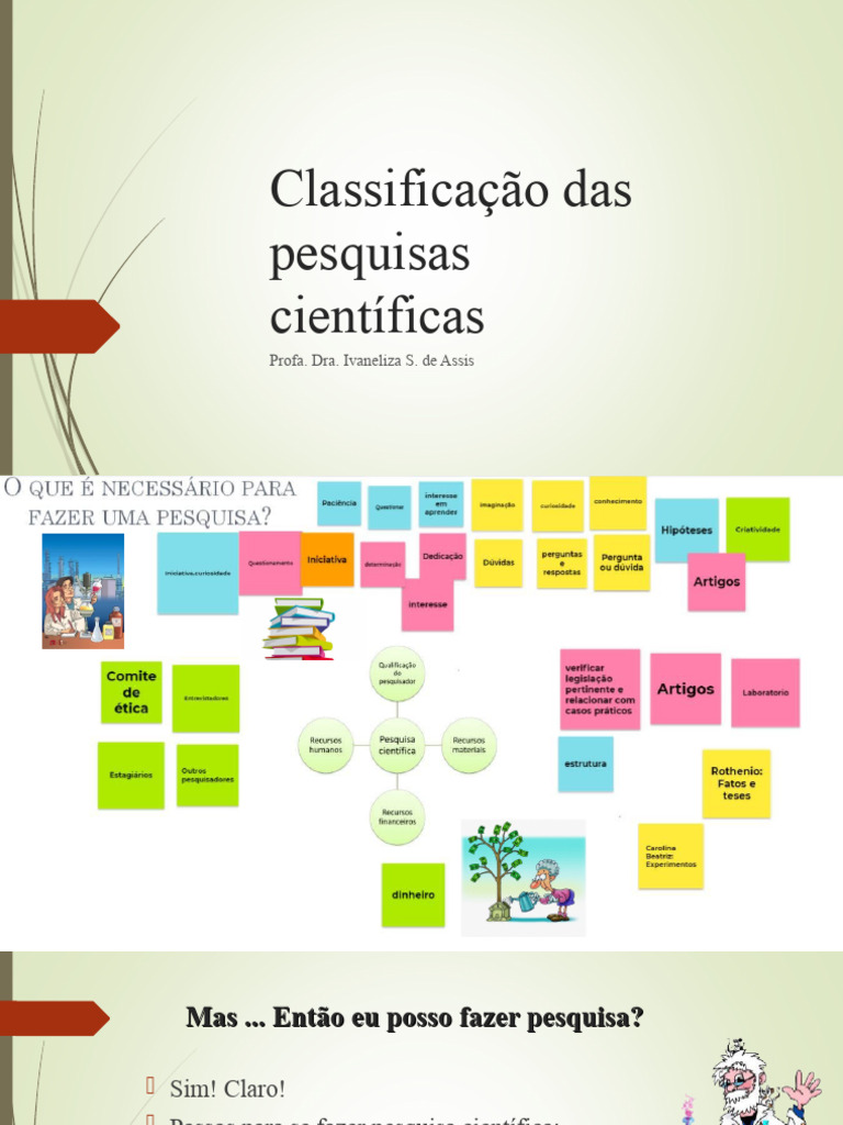 Classificação de Pesquisas Científicas | PDF | Science | Observação