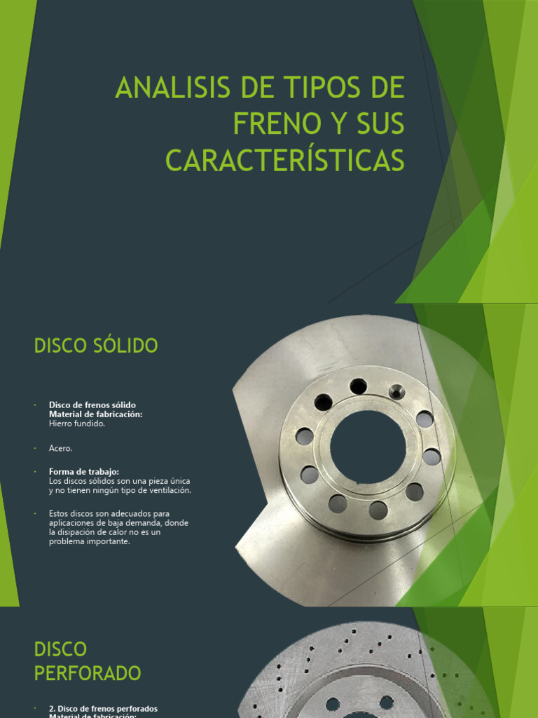 Analisis de Tipos de Freno y Sus Características | PDF | Acero | Hierro ...