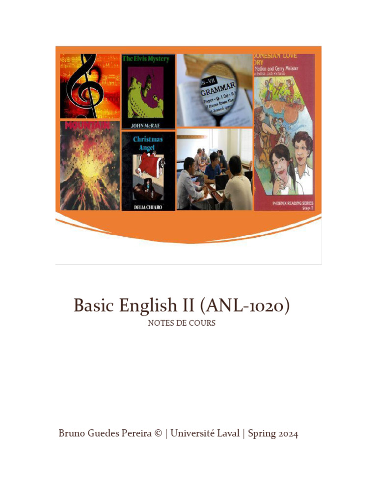 Basic English II Course Notes | PDF | Grammatical Number | Plural