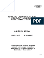 Manual Usuario RW 13 - 16 AE