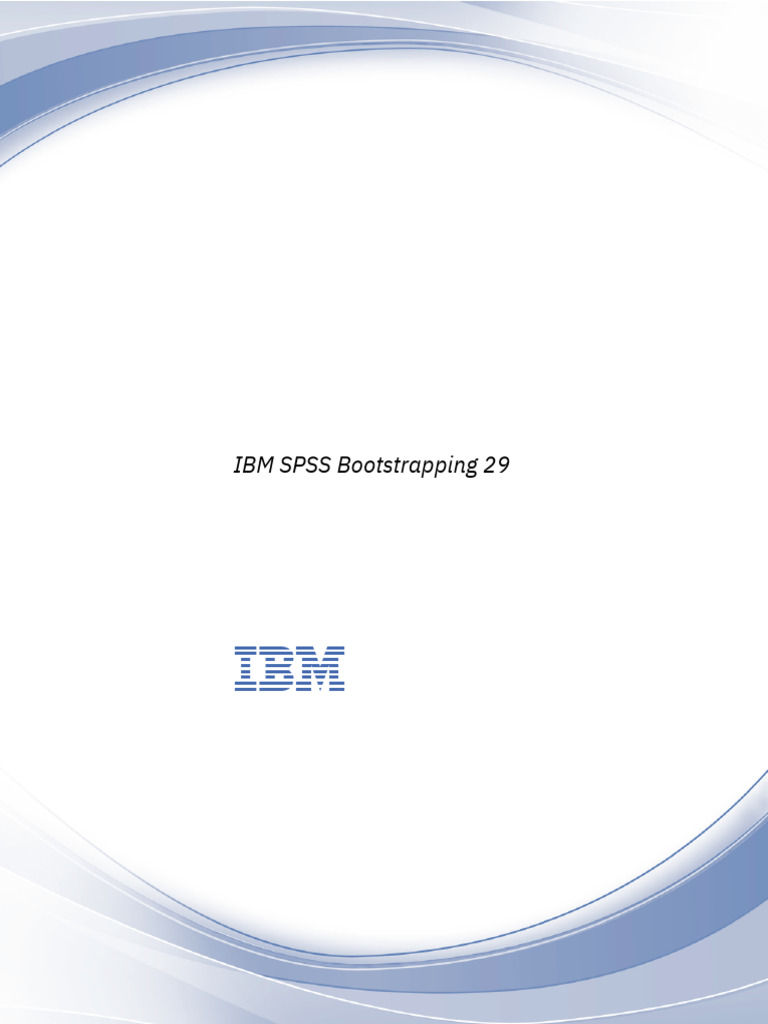 Ibm spss bootstrapping pdf muestreo estad sticas error est ndar