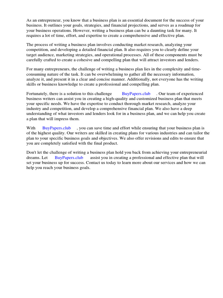 Business Plan and Project Proposal | PDF | Business Plan | Marketing